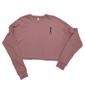 JAB Custom Cropped Crewneck Sweatshirt - Mauve