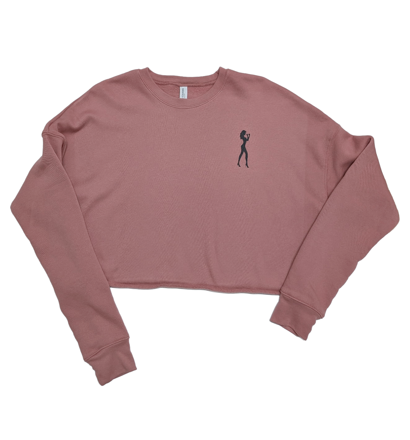 JAB Custom Cropped Crewneck Sweatshirt - Mauve