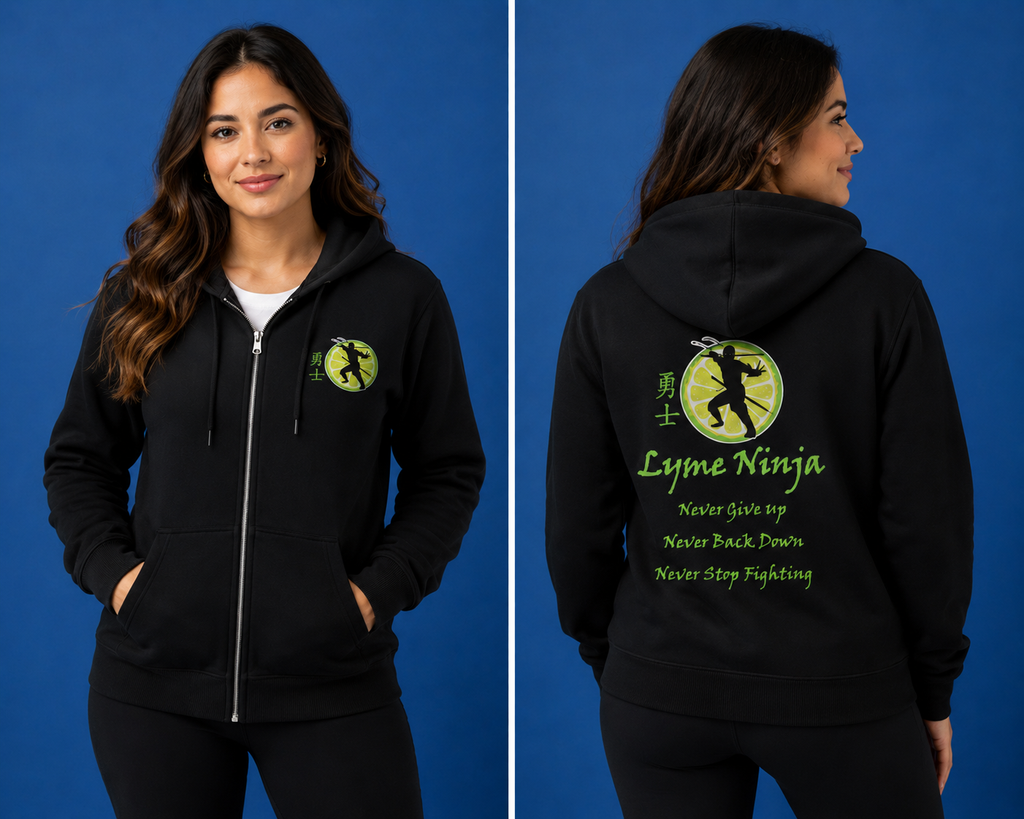Lyme Ninja Zip Up Hoodie