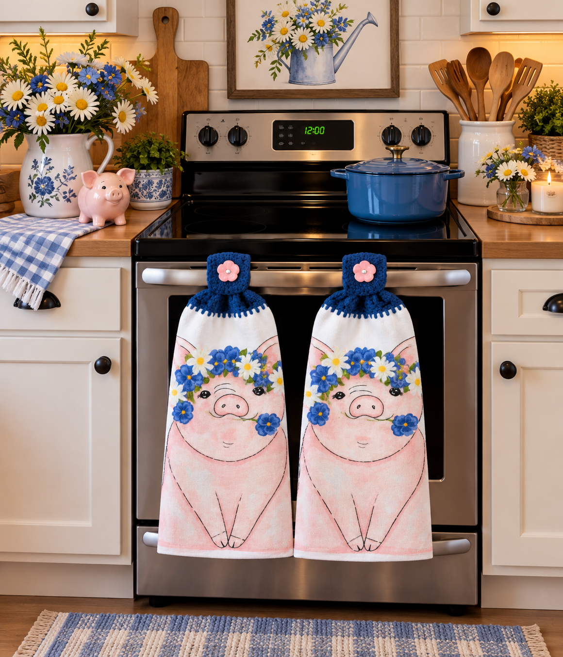 YarnAna's Handmade Kitchen Towels Snuggles