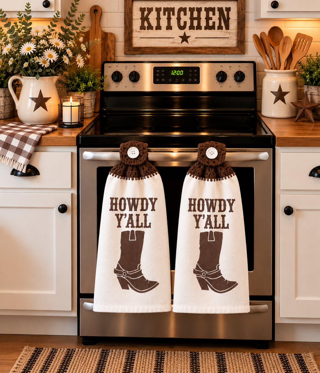 YarnAna's Handmade Kitchen Towels Country Living