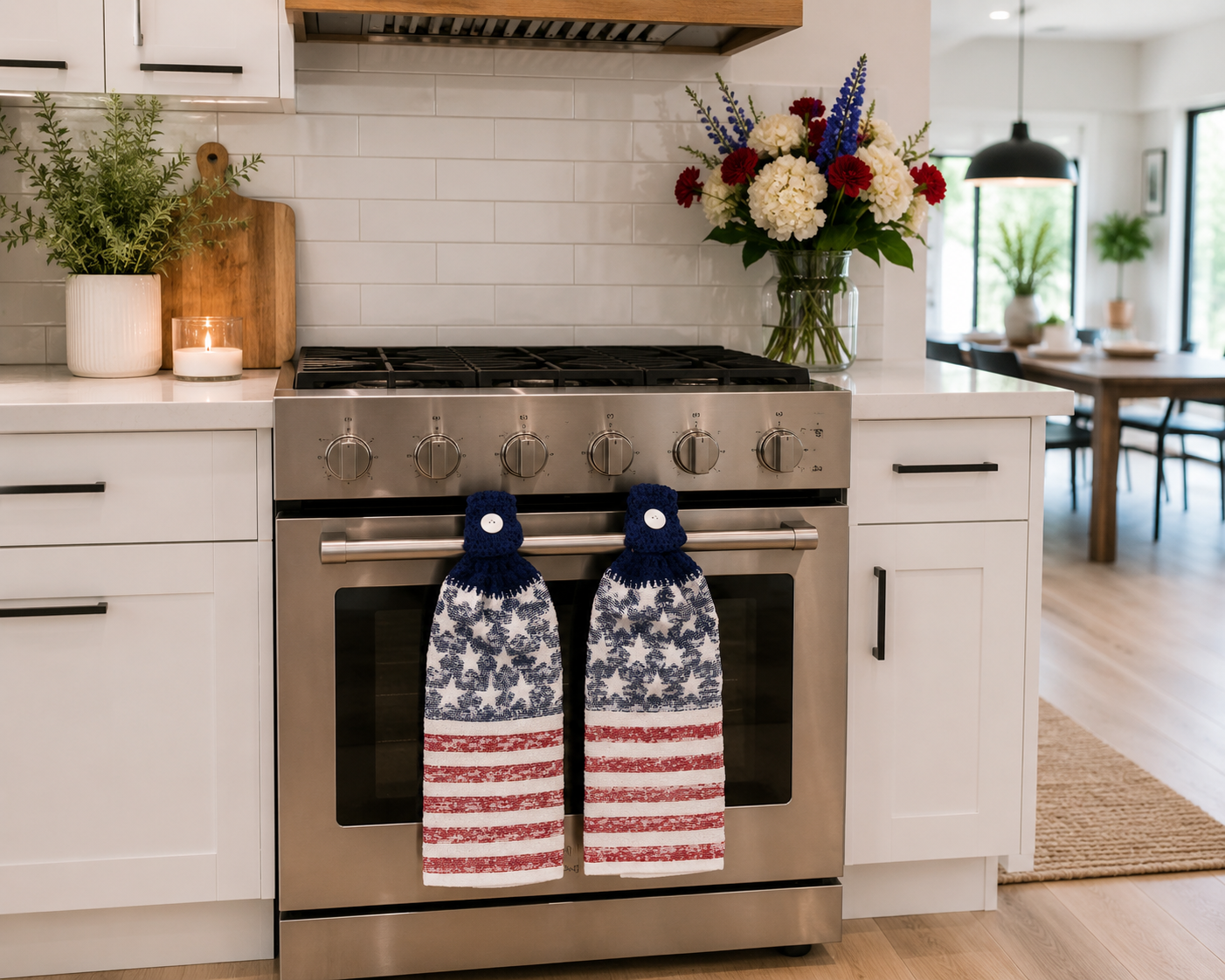 YarnAna's Handmade Kitchen Towels Murica