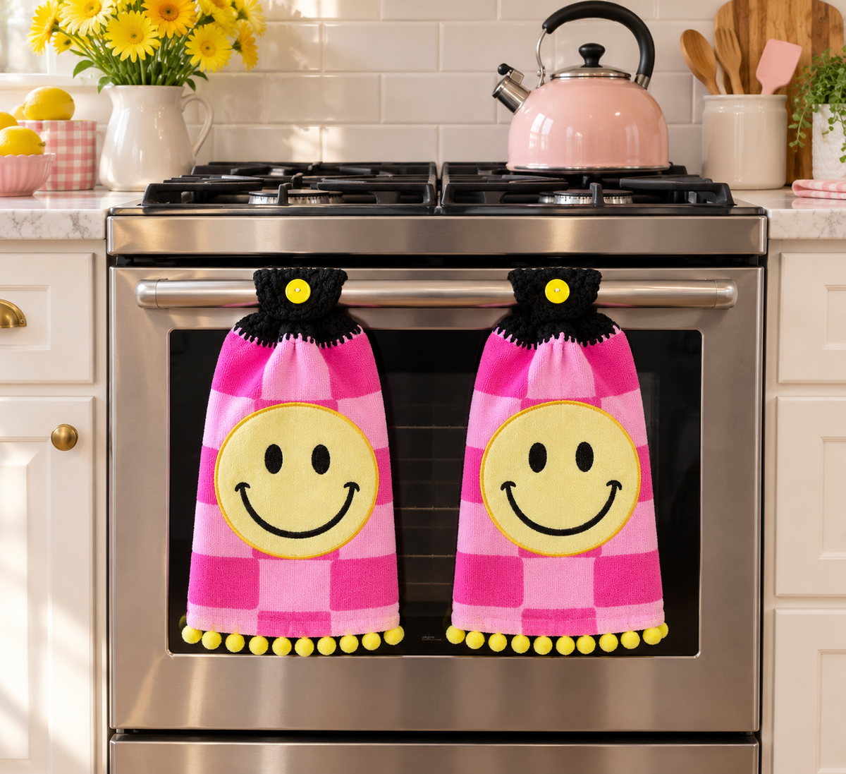 YarnAna's Handmade Kitchen Towels Summer Days