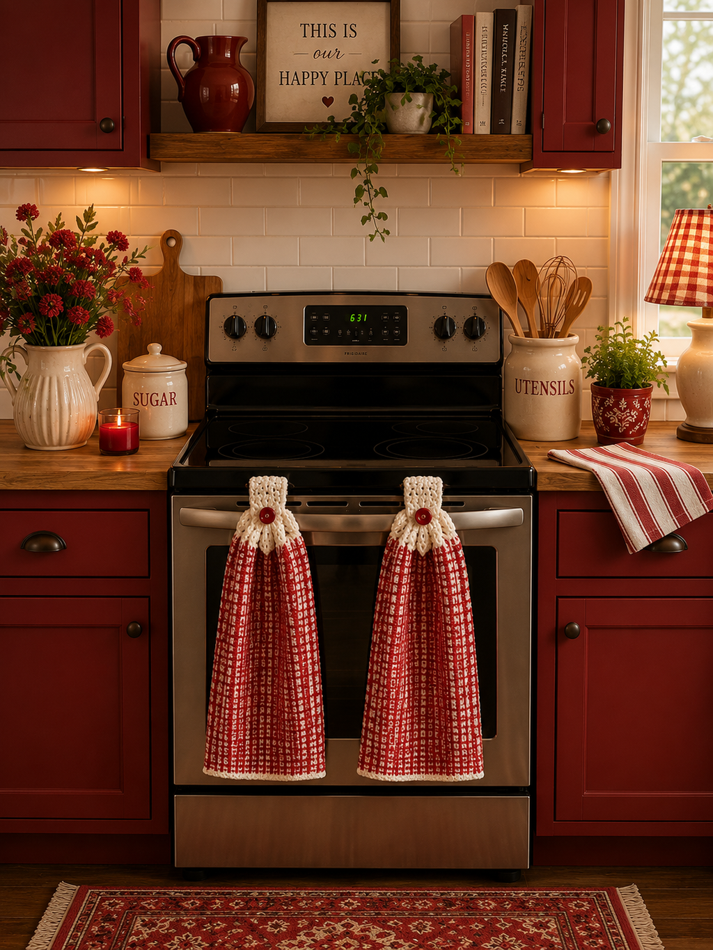 YarnAna's Handmade Kitchen Towels Country Living