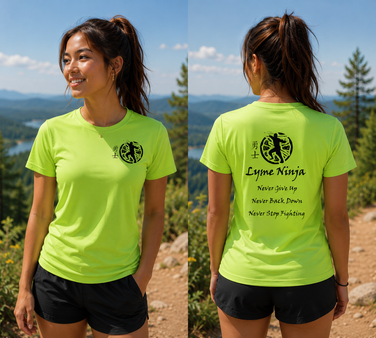 Lyme Ninja Family Customizable T-Shirt