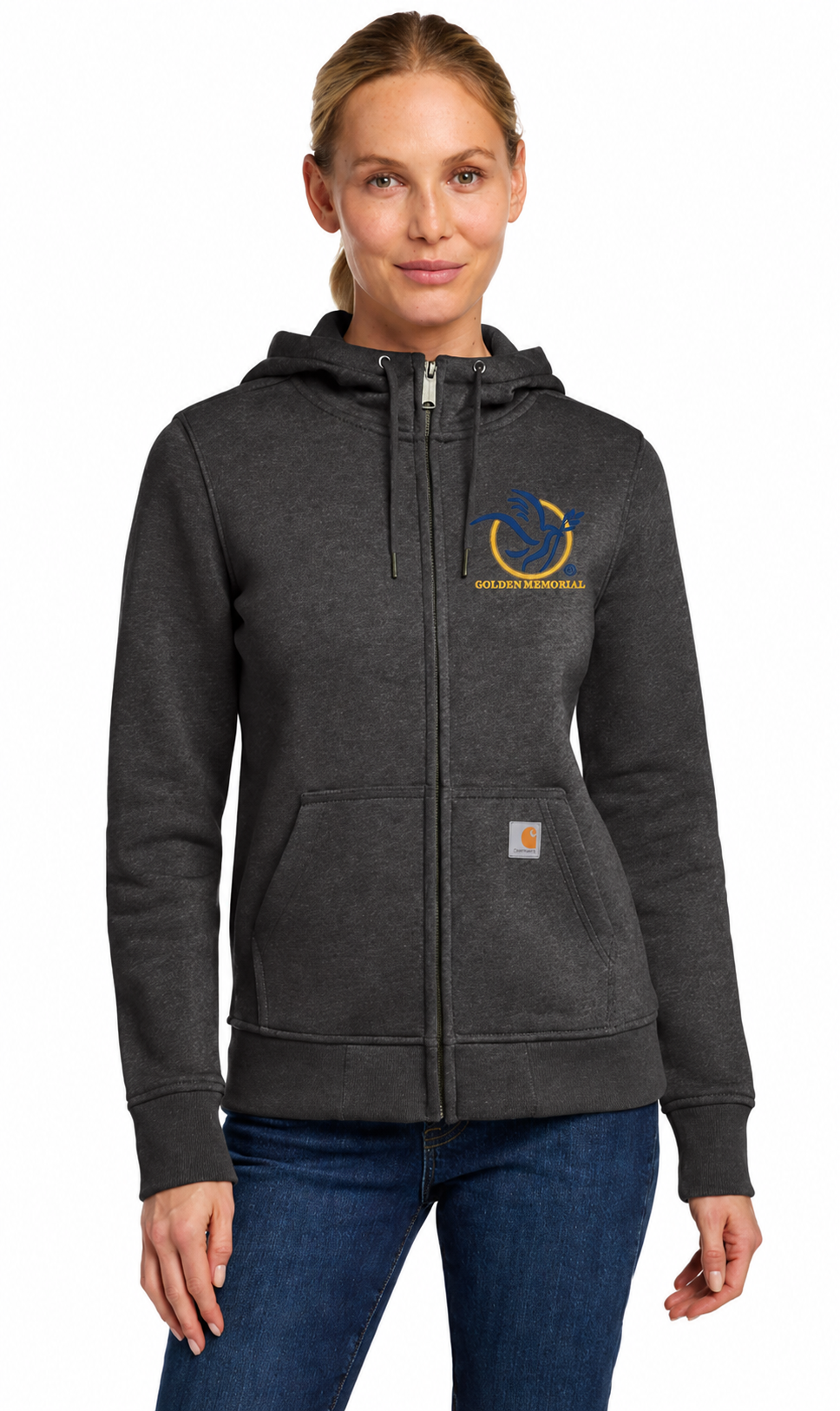 Golden Memorial Women's Carhartt Zip Up Hoodie