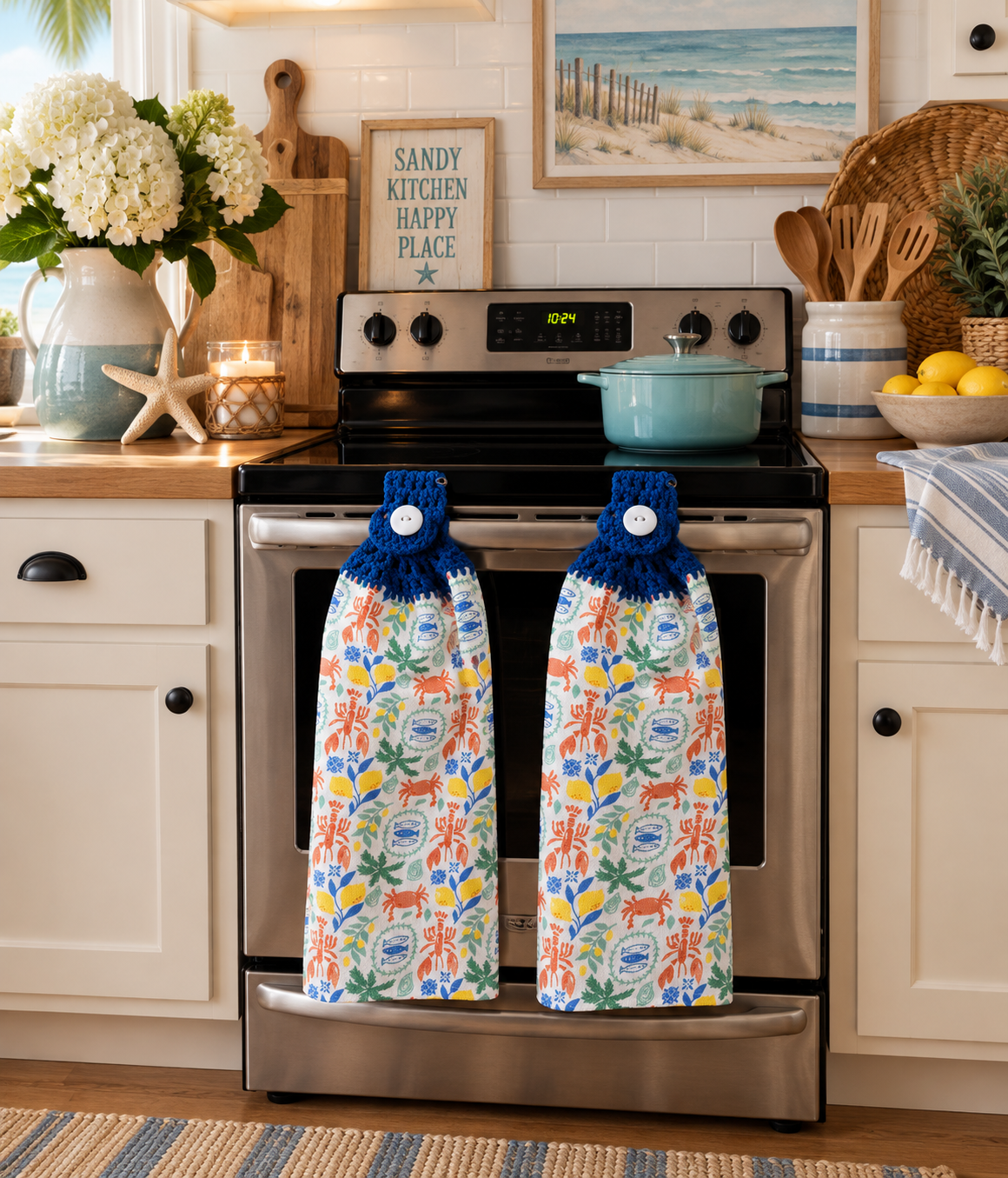 YarnAna's Handmade Kitchen Towels Life Gives You Lemons