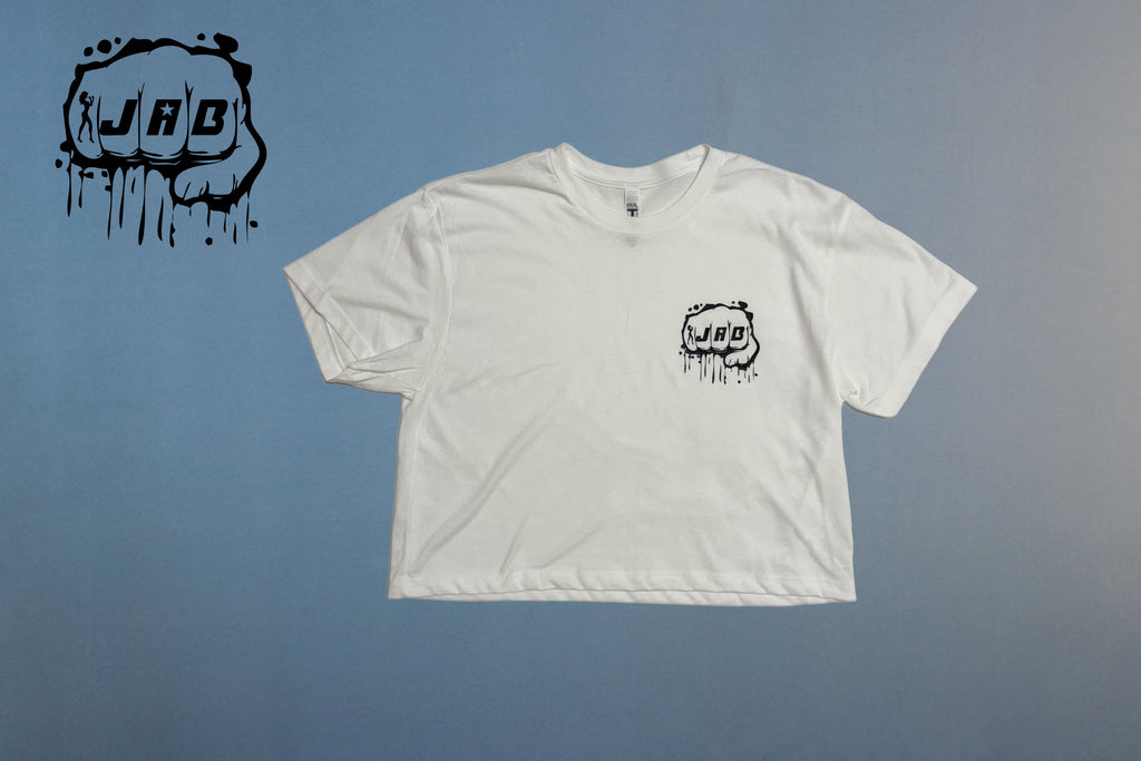JAB Custom Women's Ideal Cropped Top w/Black Logo