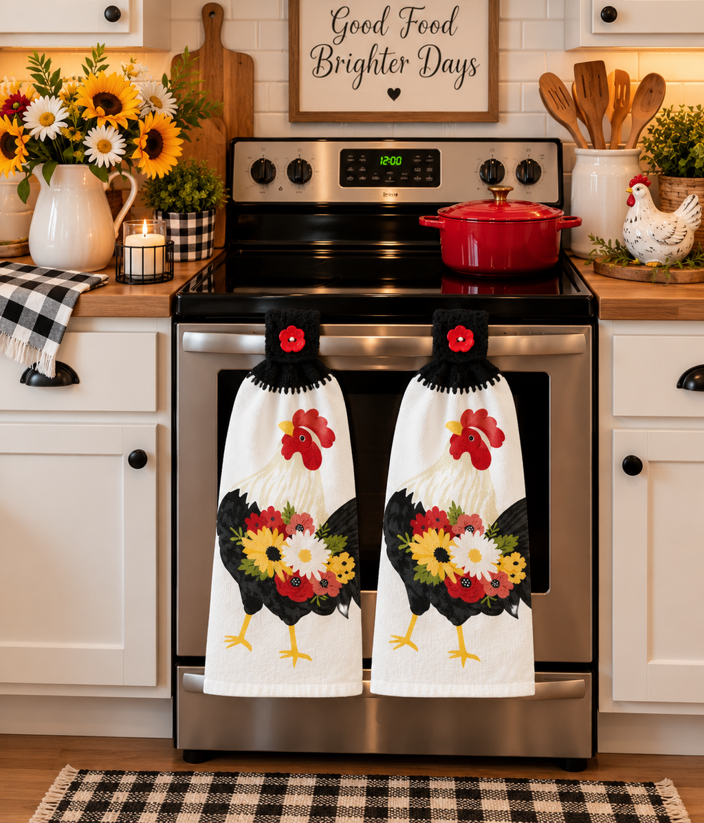 YarnAna's Handmade Kitchen Towels Country Living