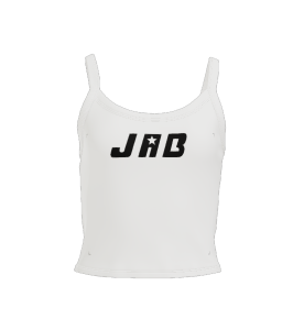 JAB Women's Spaghetti Strap Tank w/Black Logo