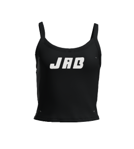 JAB Women's Spaghetti Strap Tank w/White Logo