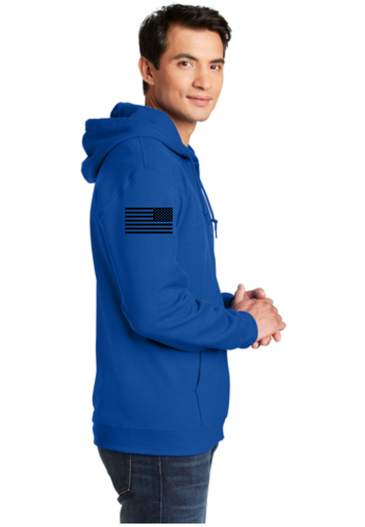 JAB Custom Zip Hoodie w/Black Logo