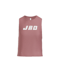 JAB Custom Racerback Cropped Tank w/White Logo