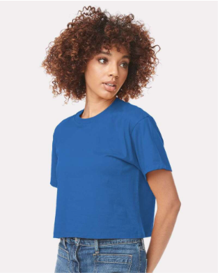 JAB Custom Women's Ideal Cropped Top w/White Logo