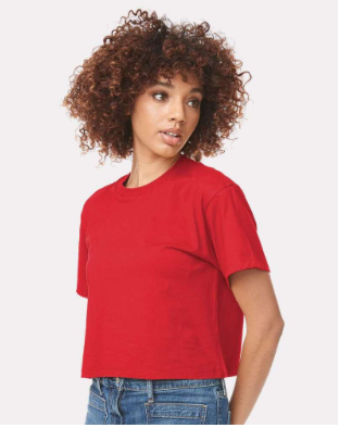 JAB Custom Women's Ideal Cropped Top w/Black Logo