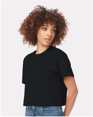 JAB Custom Women's Ideal Cropped Top w/Pink Logo