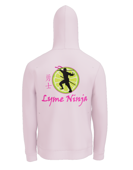 Lyme Ninja Pink Hoodie