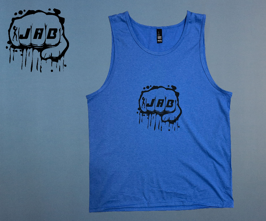 JAB Custom Men's Concert Tank Top w/Black Logo