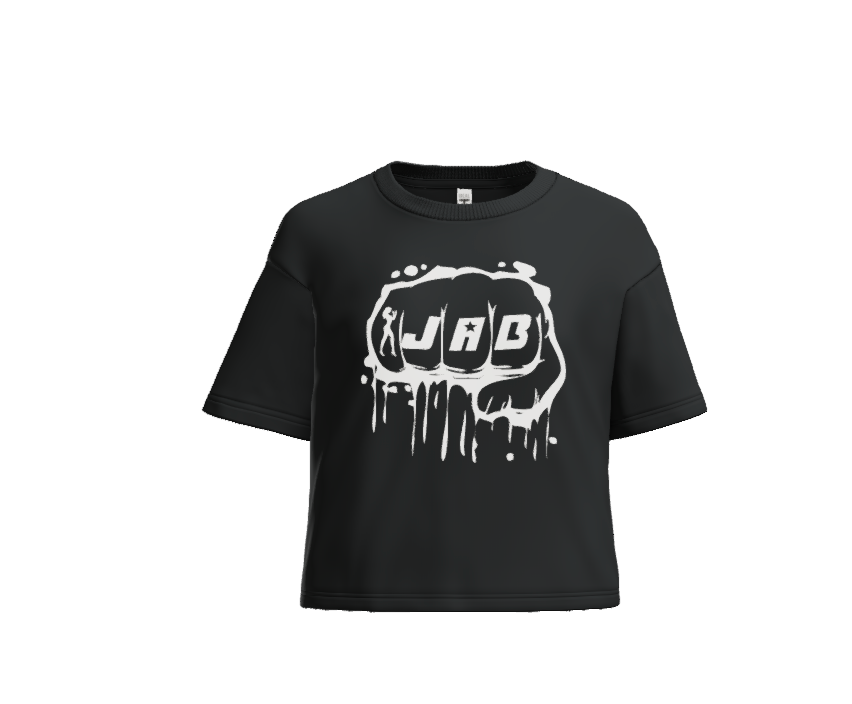 JAB Custom Women's Ideal Cropped Top w/White Logo