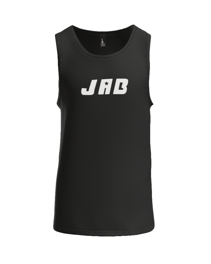 JAB Custom Men's Concert Tank Top w/White Logo