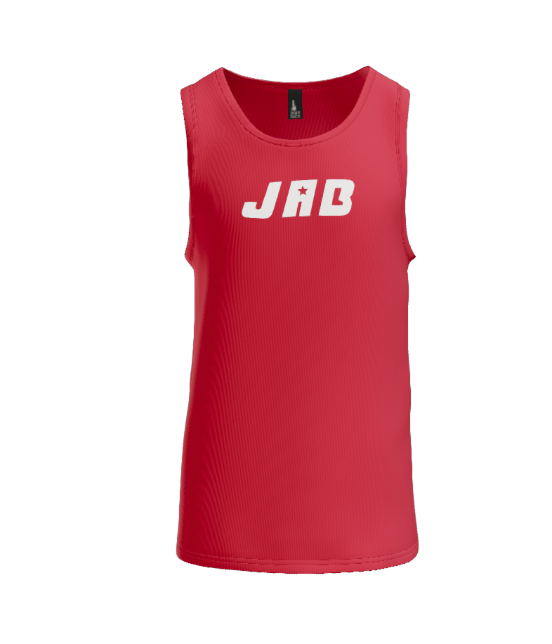 JAB Custom Men's Concert Tank Top w/White Logo