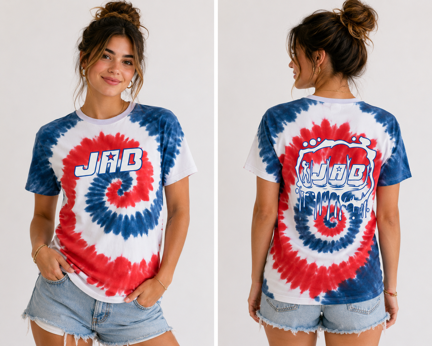 JAB Custom USA Tie Dye T-shirt
