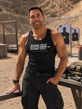 Black Suns Out Guns Out Men's Tank