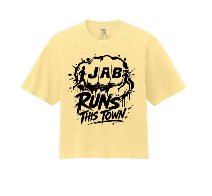 JAB "Runs this Town" Women's Boxy T-shirt